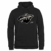 Men's Minnesota Wild Black Rink Warrior Pullover Hoodie,baseball caps,new era cap wholesale,wholesale hats